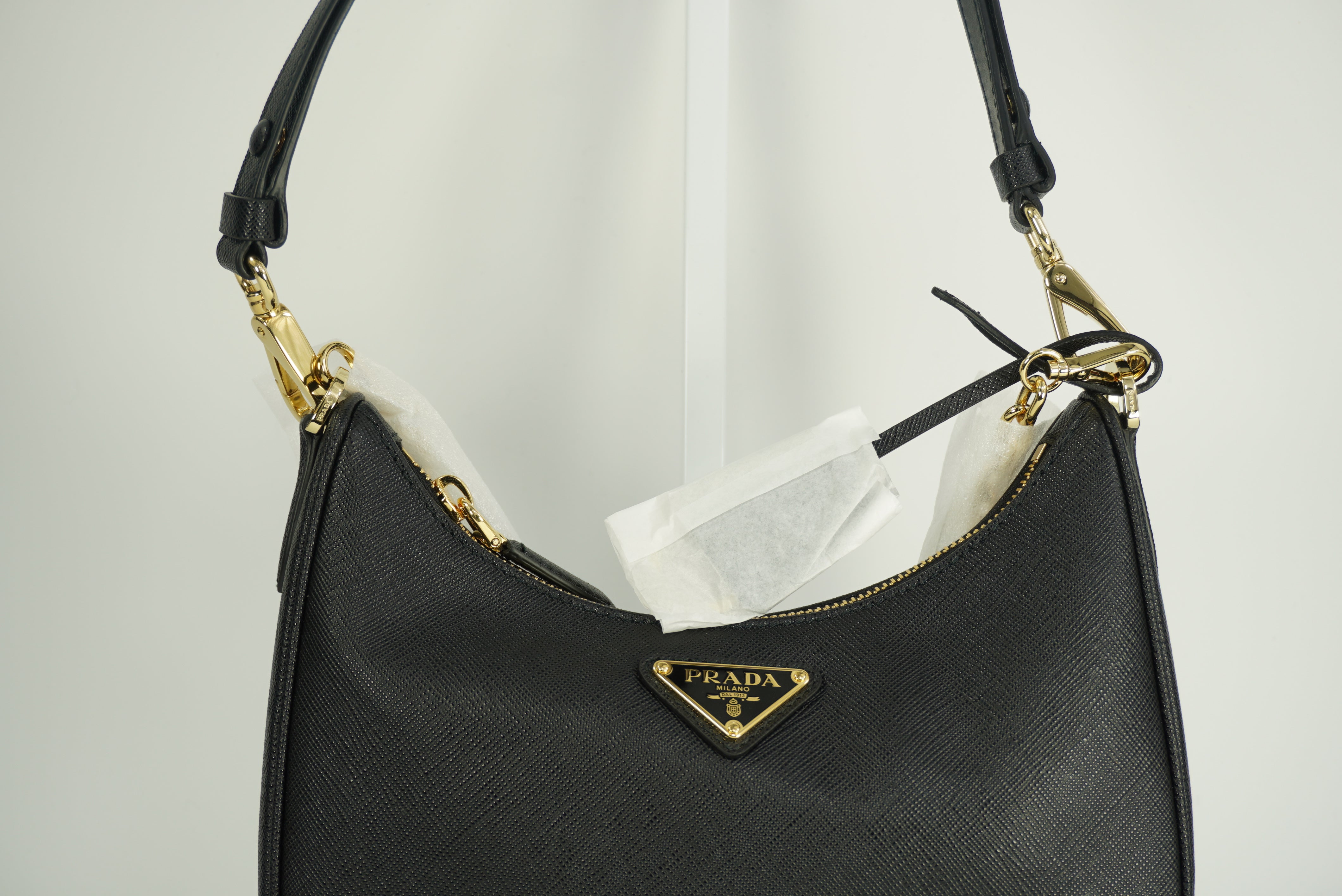 Prada Re-Edition mini Saffiano LUX leather bag