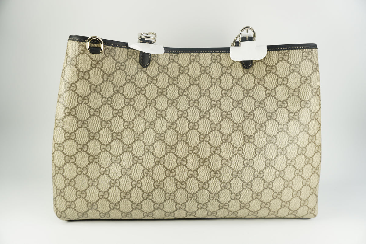 GUCCI GG Emblem large tote bag shopper New Season