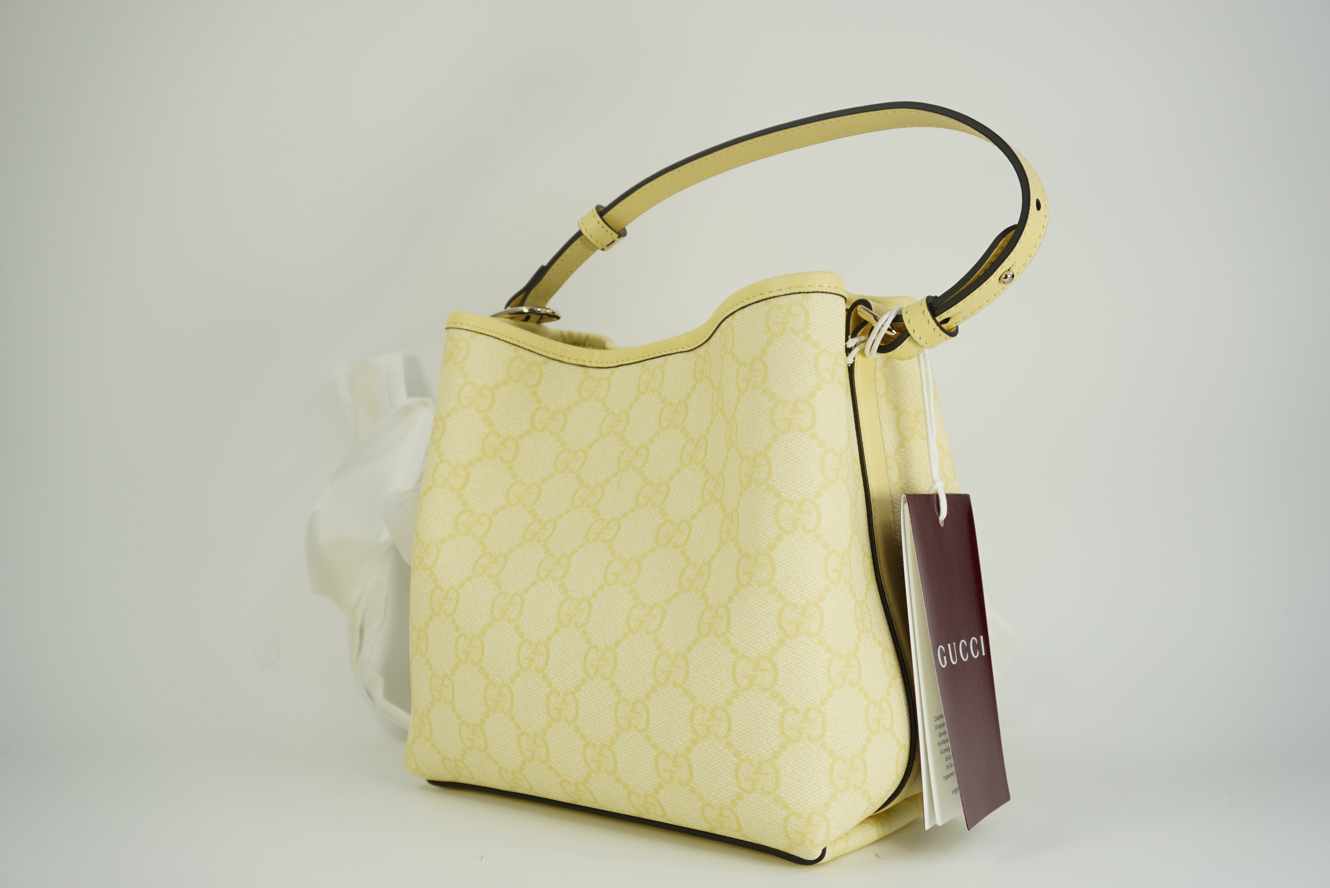 GUCCI GG Emblem Coated cotton bag GG Monogram