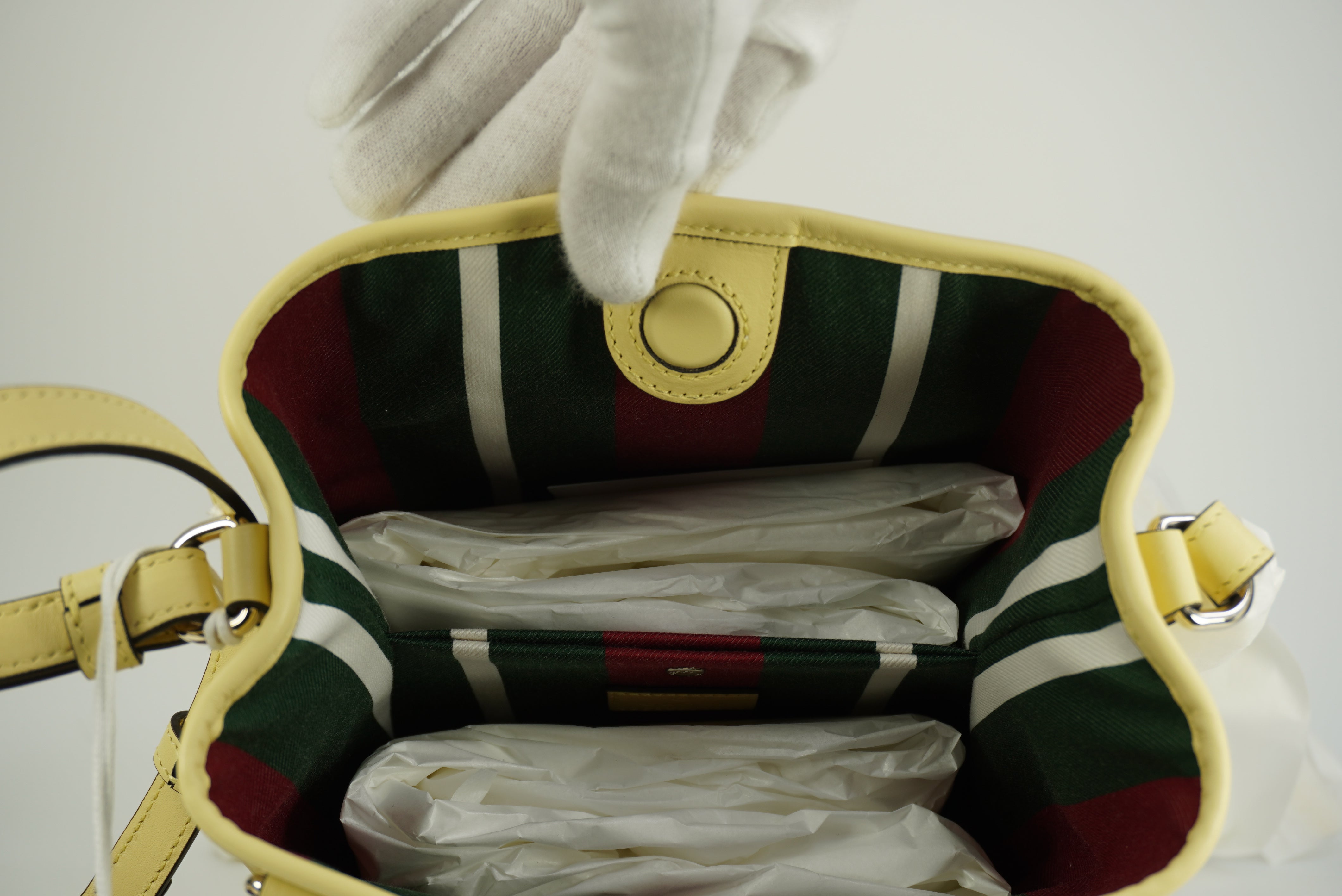 GUCCI GG Emblem Coated cotton bag GG Monogram