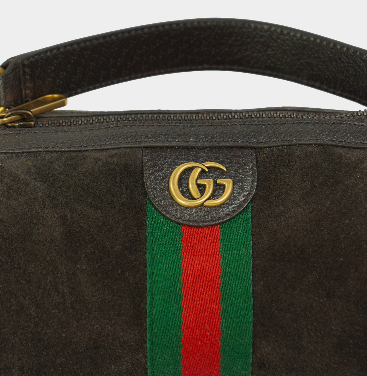 GUCCI GG Ophidia Suede shoulder bag New