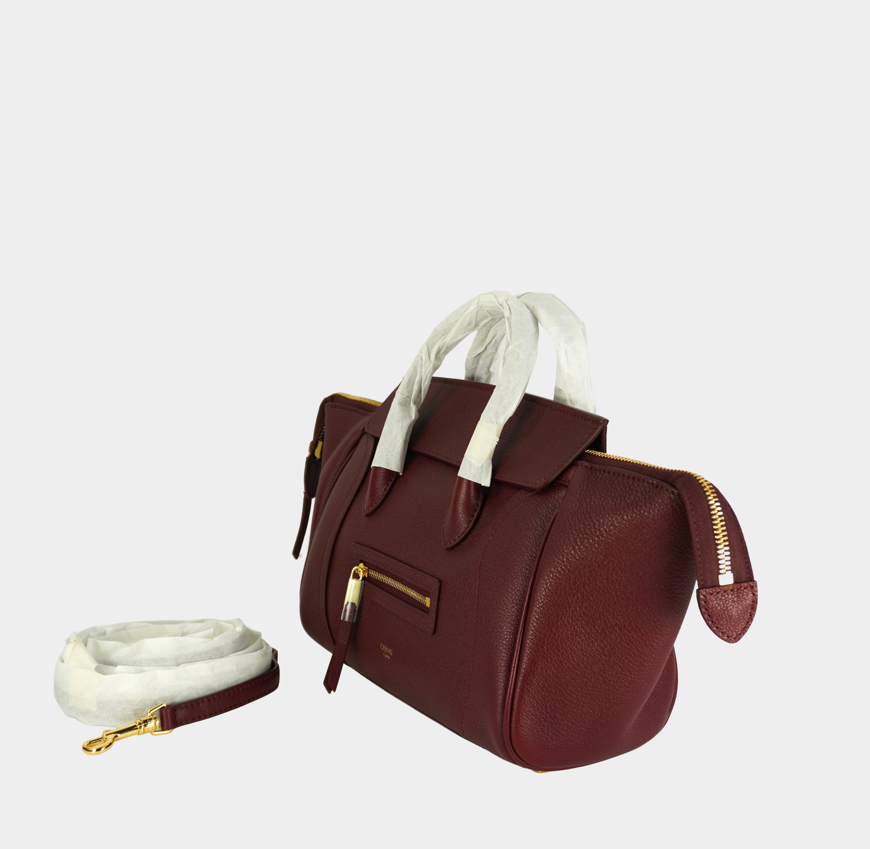CELINE little Luggage in Grained calfskin