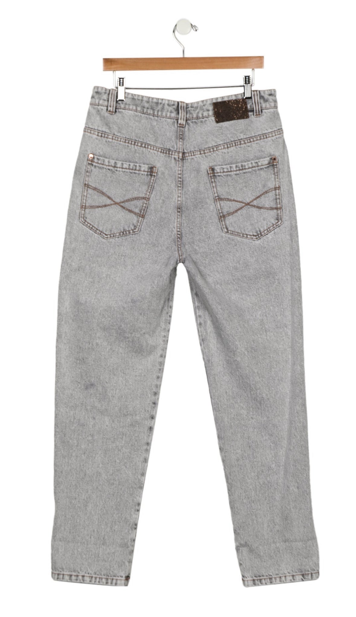 BRUNELLO CUCINELLI MUJER Vaqueros Gris Claro