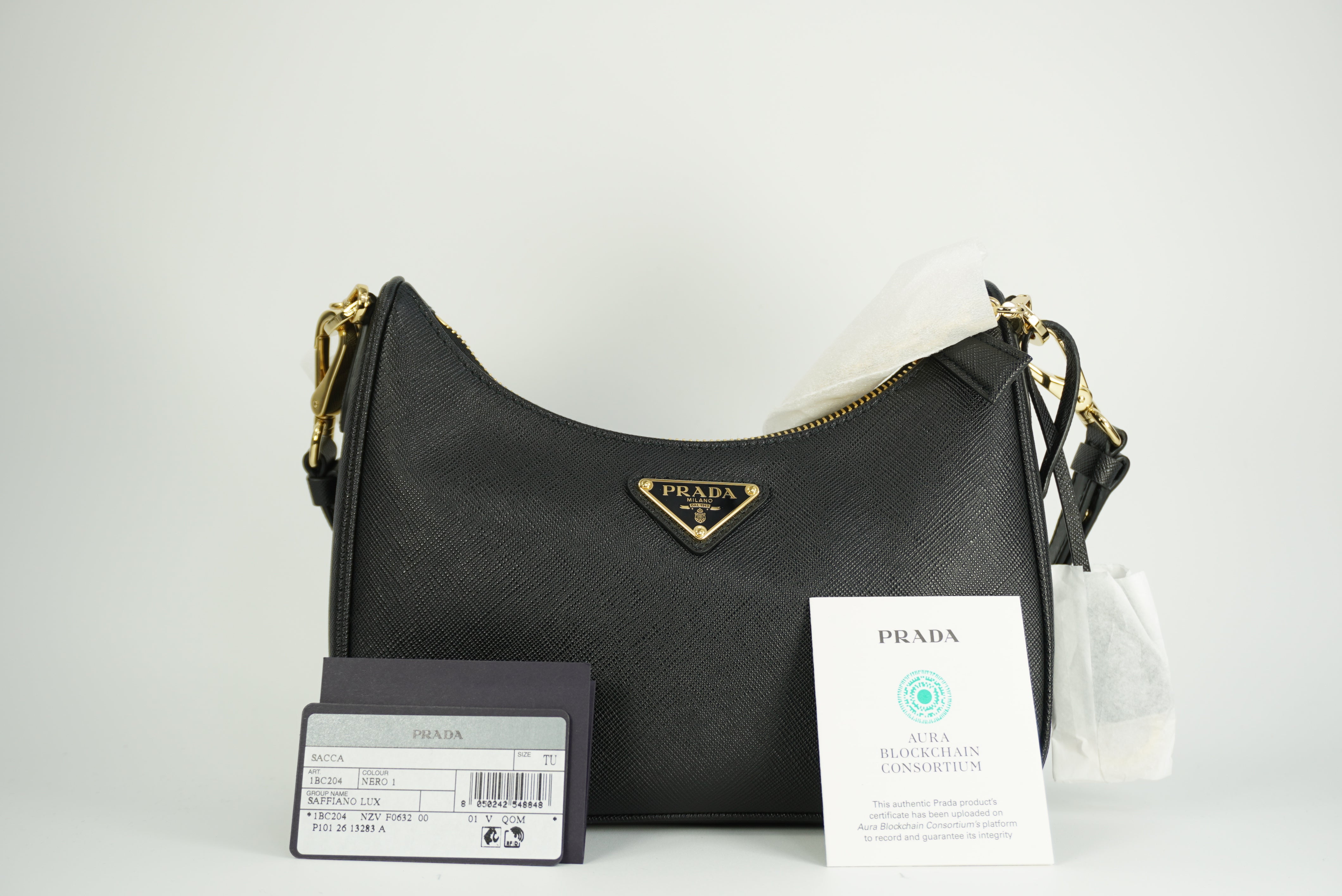 Prada Re-Edition mini Saffiano LUX leather bag