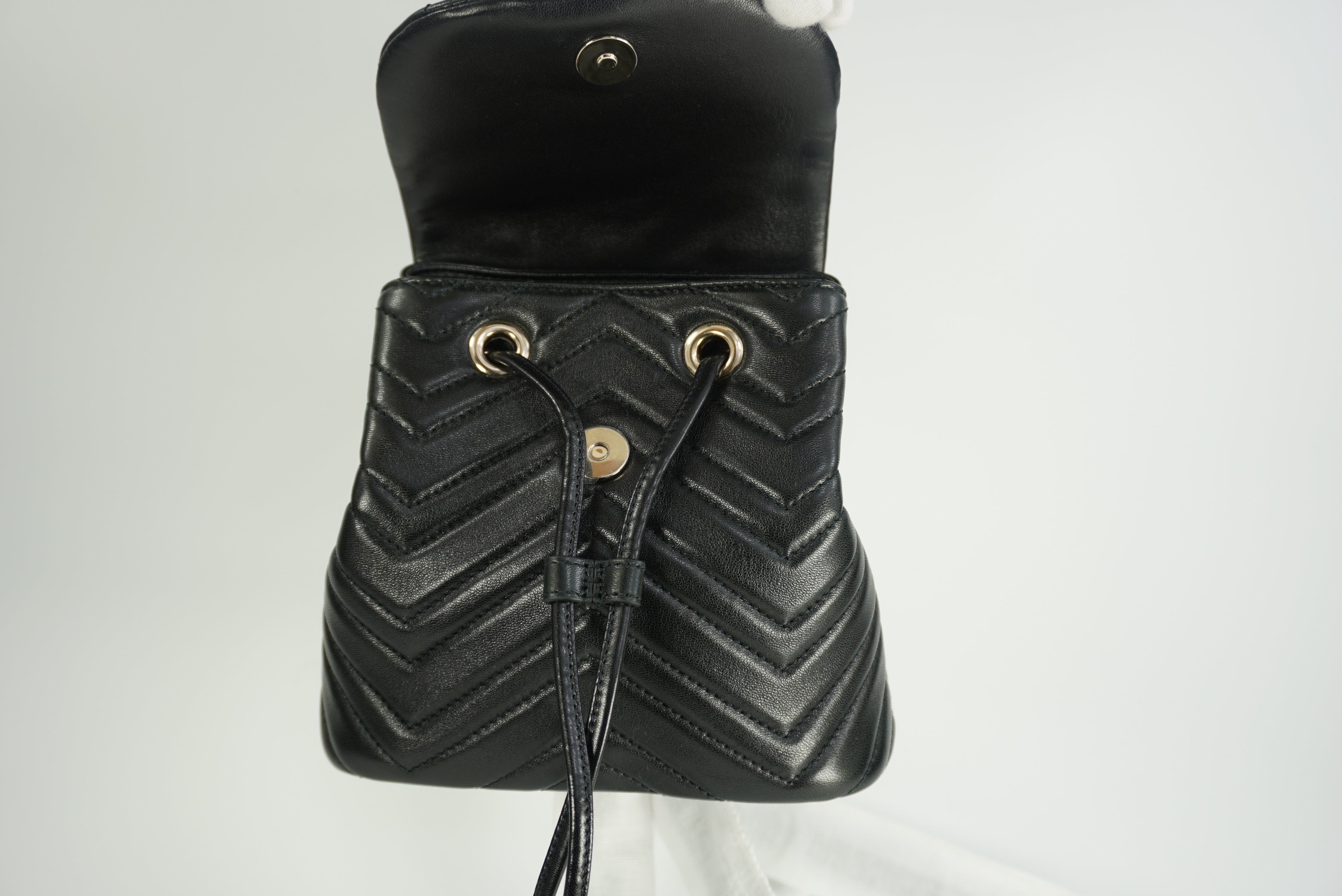 GUCCI mini GG Marmont quilted backpack
