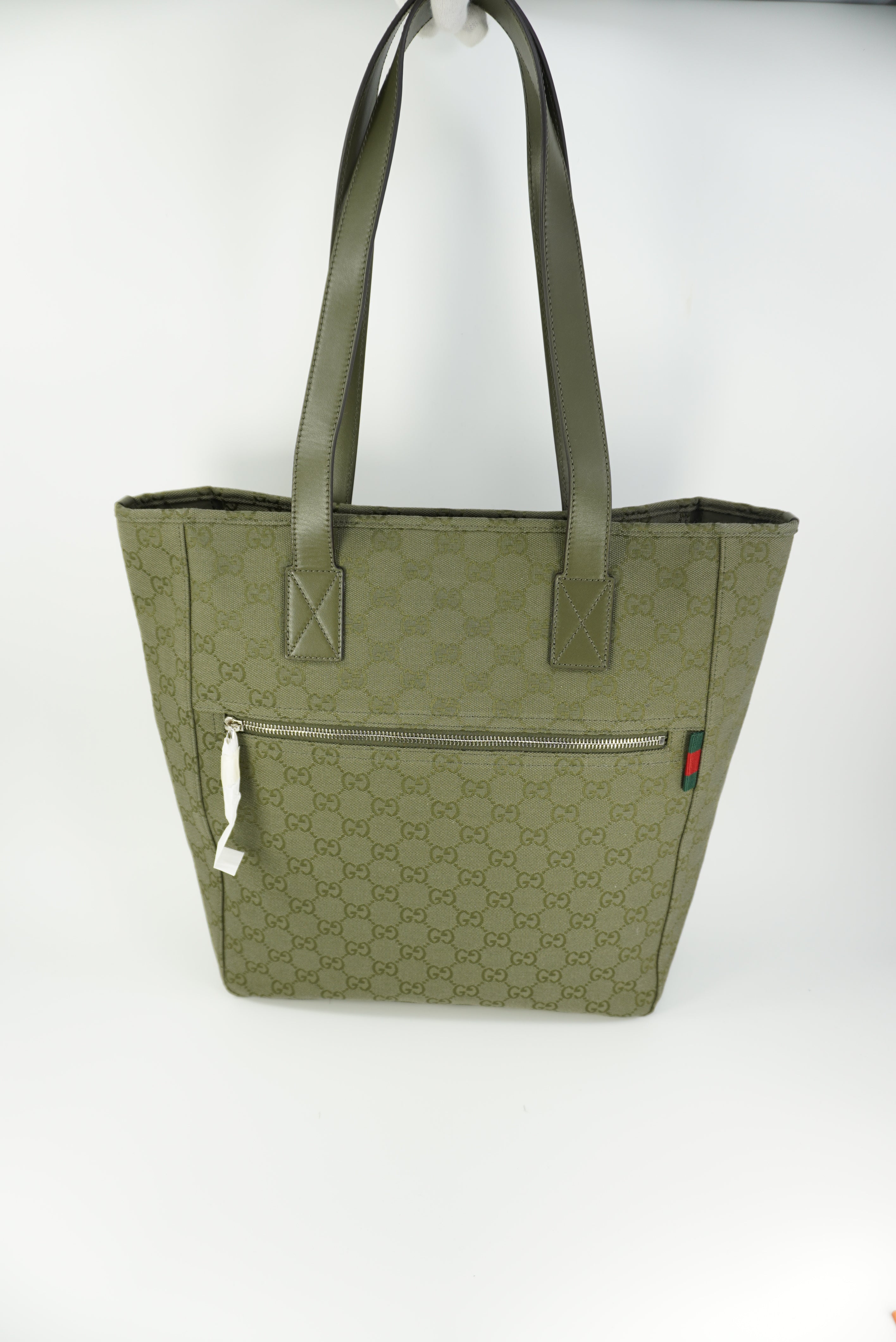 GUCCI Green Shopper-Type tote bag
