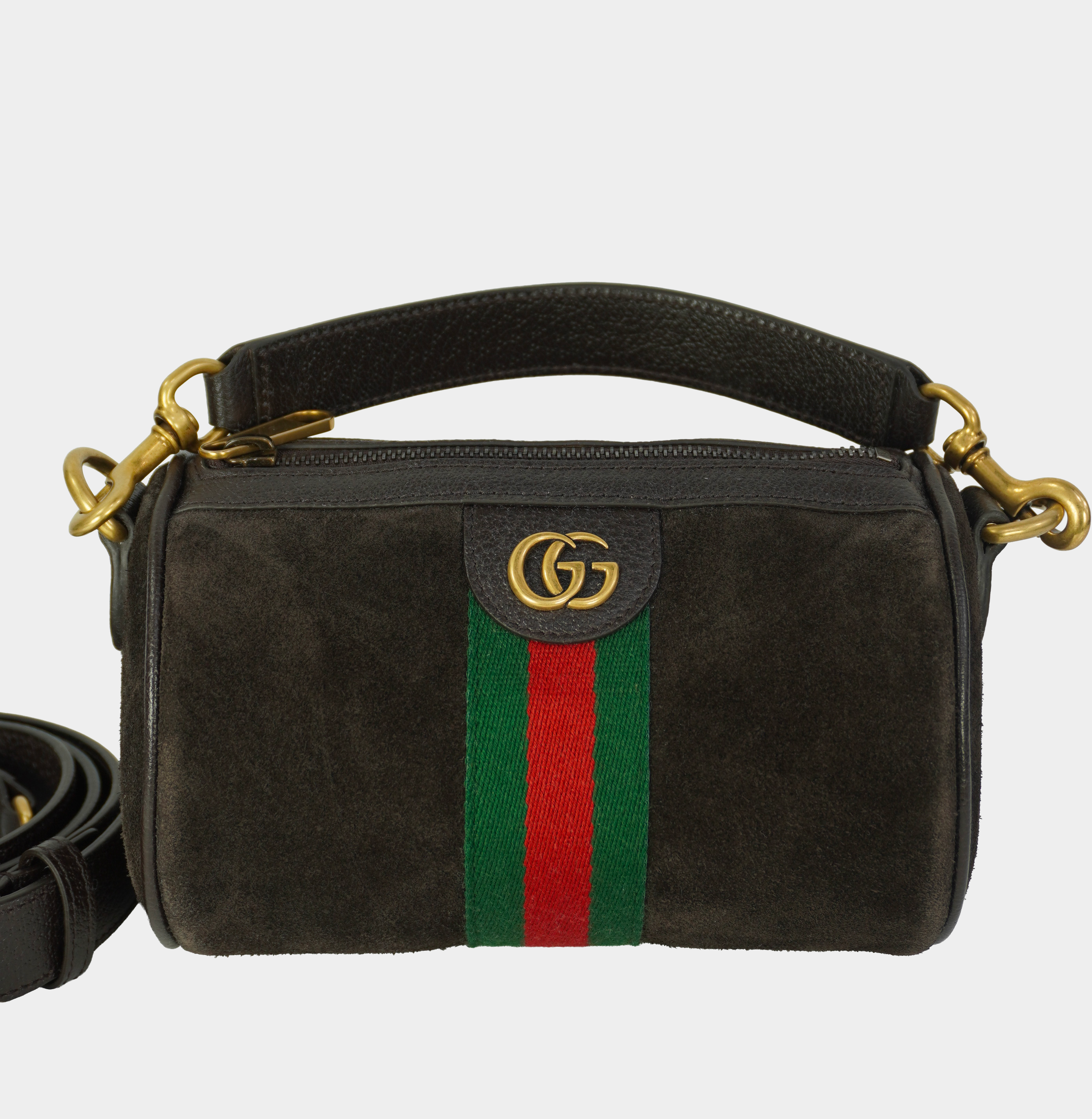 GUCCI GG Ophidia Suede shoulder bag New