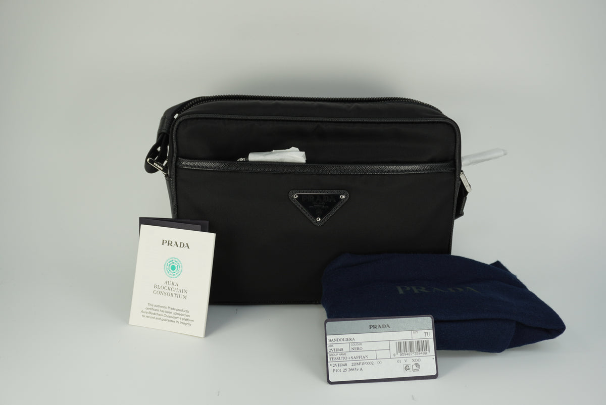PRADA Re-Nylon and Saffiano shoulder bag New Season