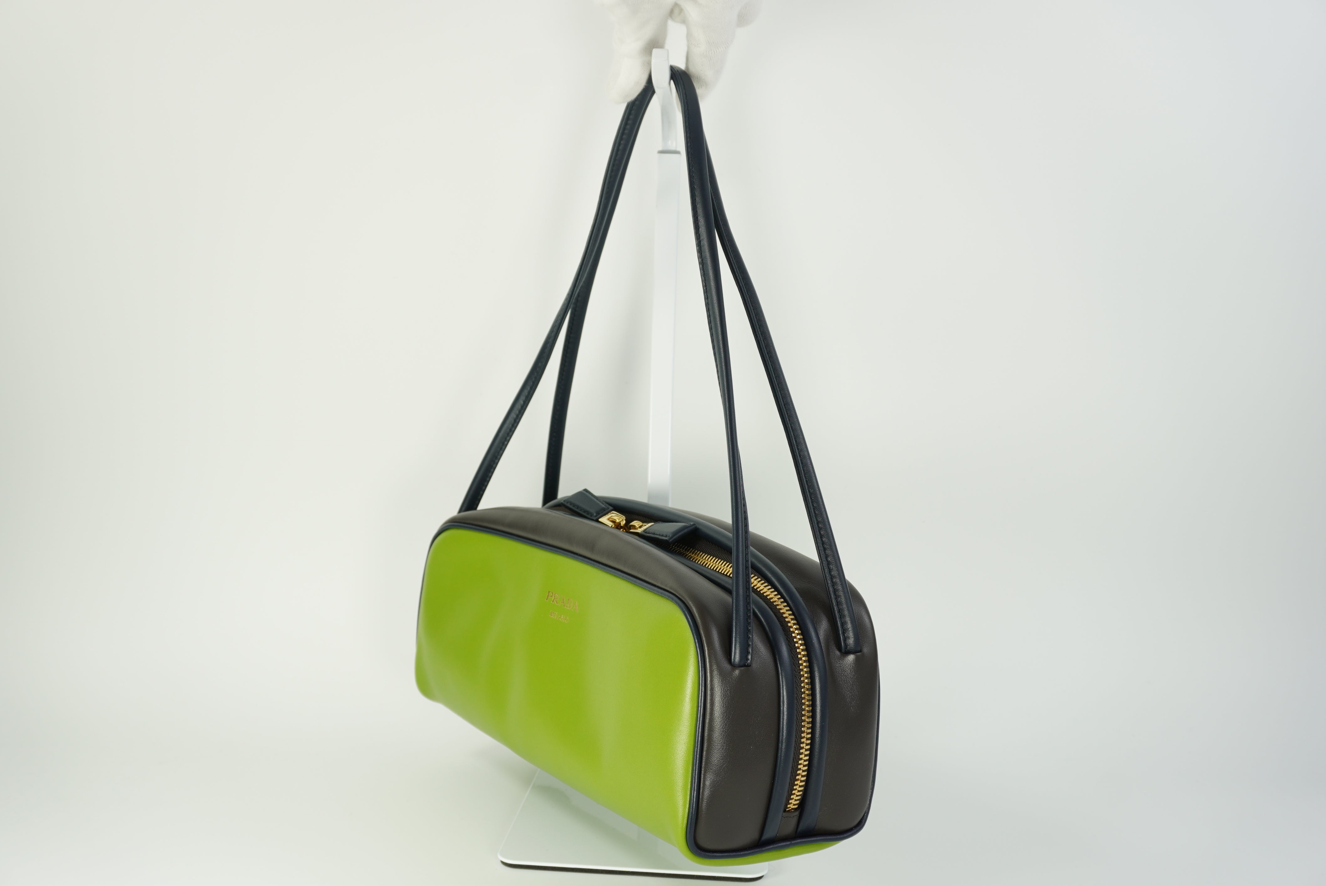 PRADA Swing smooth leather shoulder bag