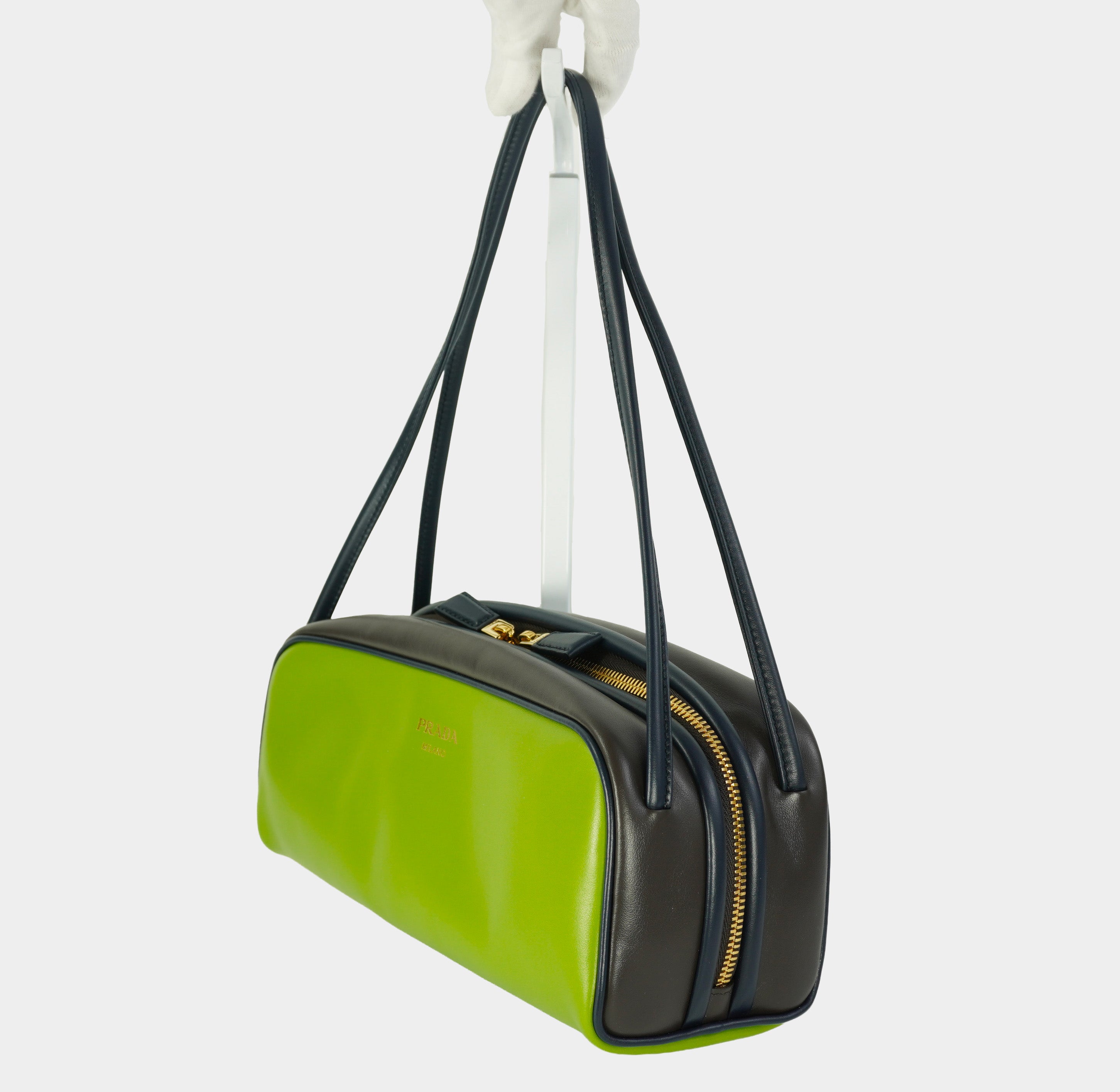PRADA Swing smooth leather shoulder bag