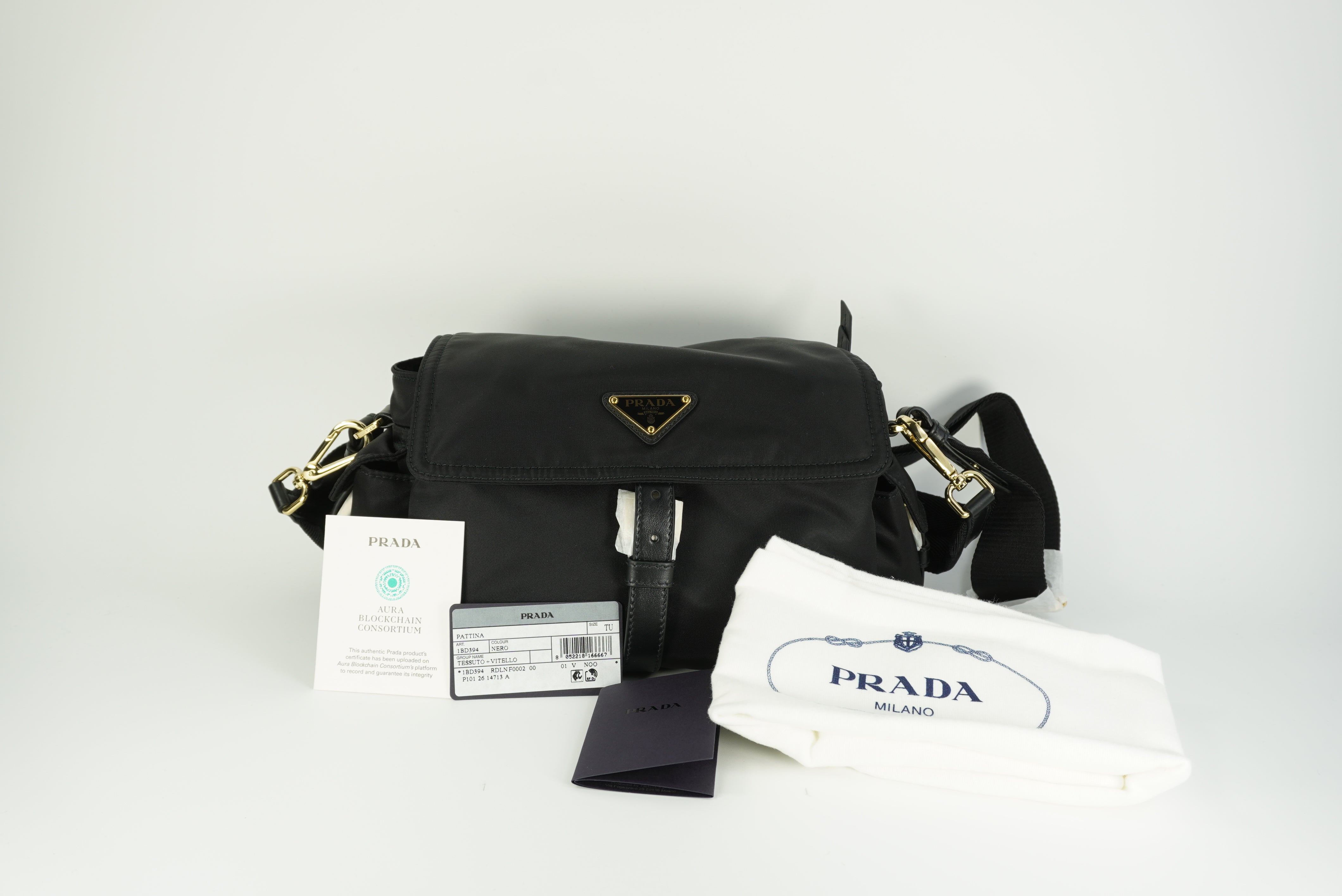 PRADA Explore medium Re-Nylon shoulder bag with flap