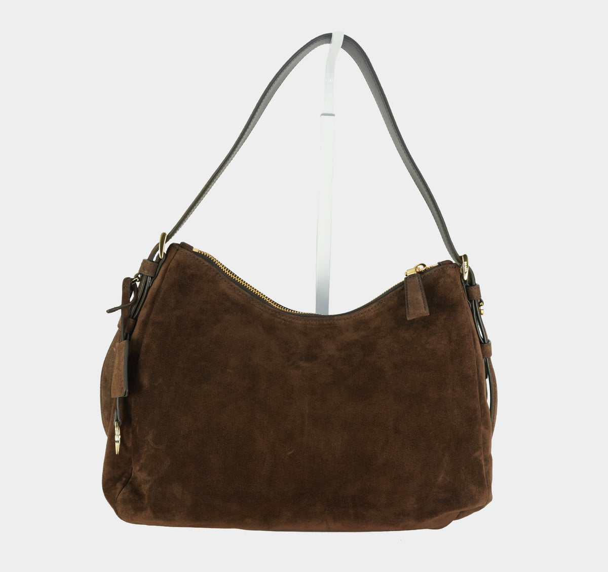 Prada Aimée medium suede shoulder bag