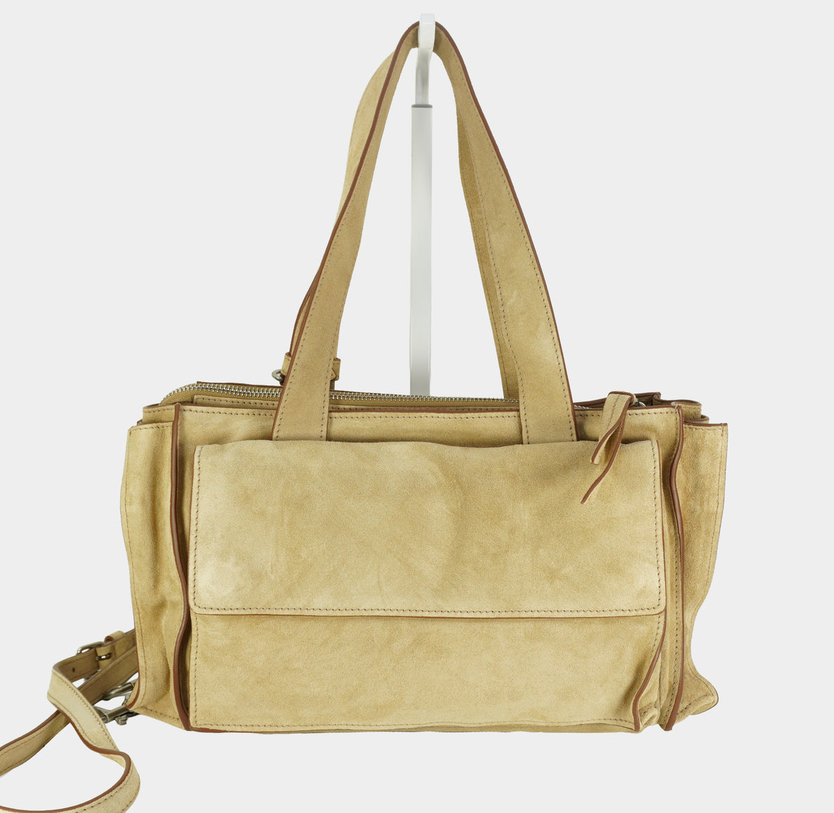 Miu Miu Utilitaire suede shoulder bag