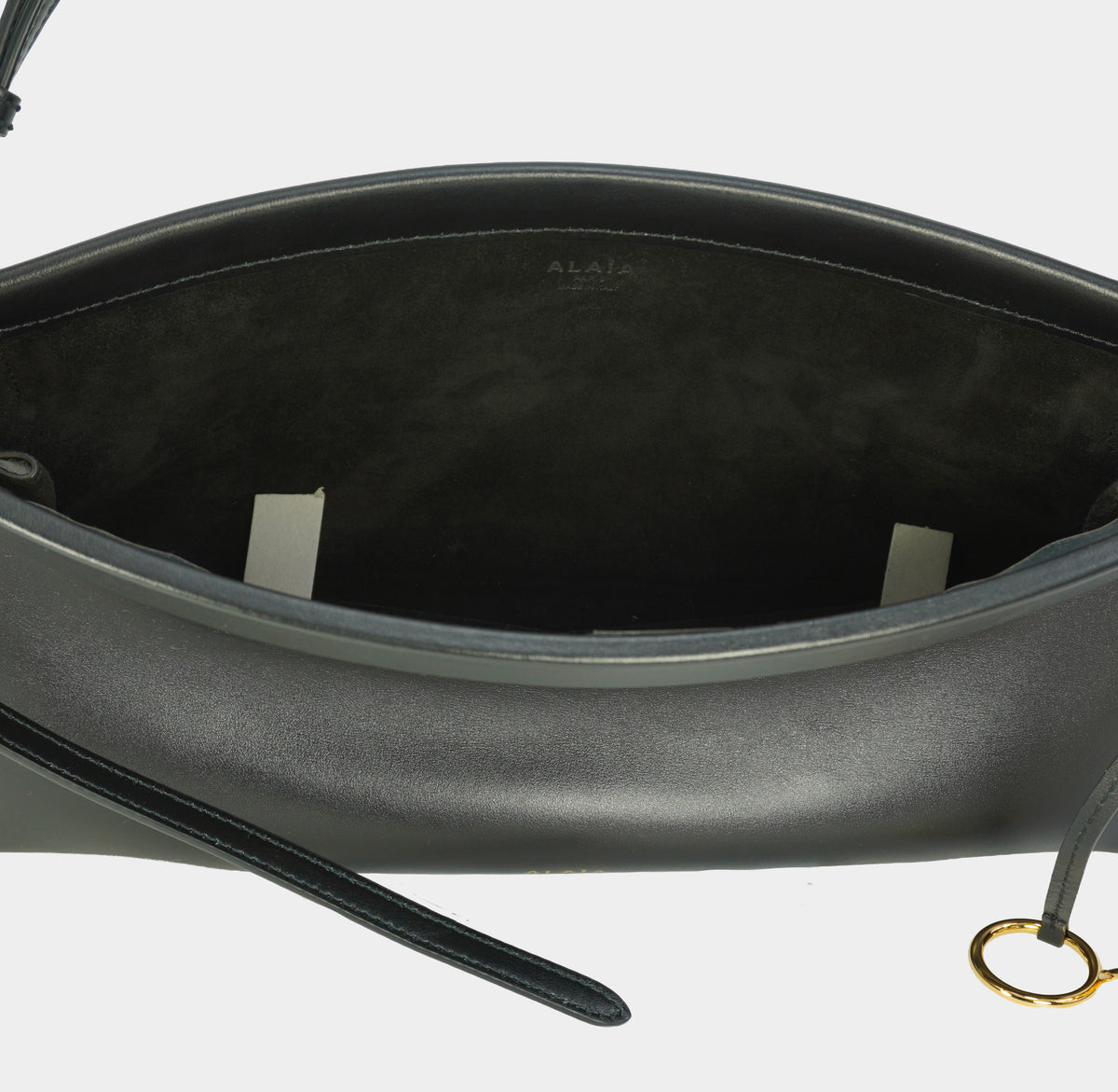 ALAÏA LE CLICK EAST WEST MEDIUM BAG IN CALFSKIN