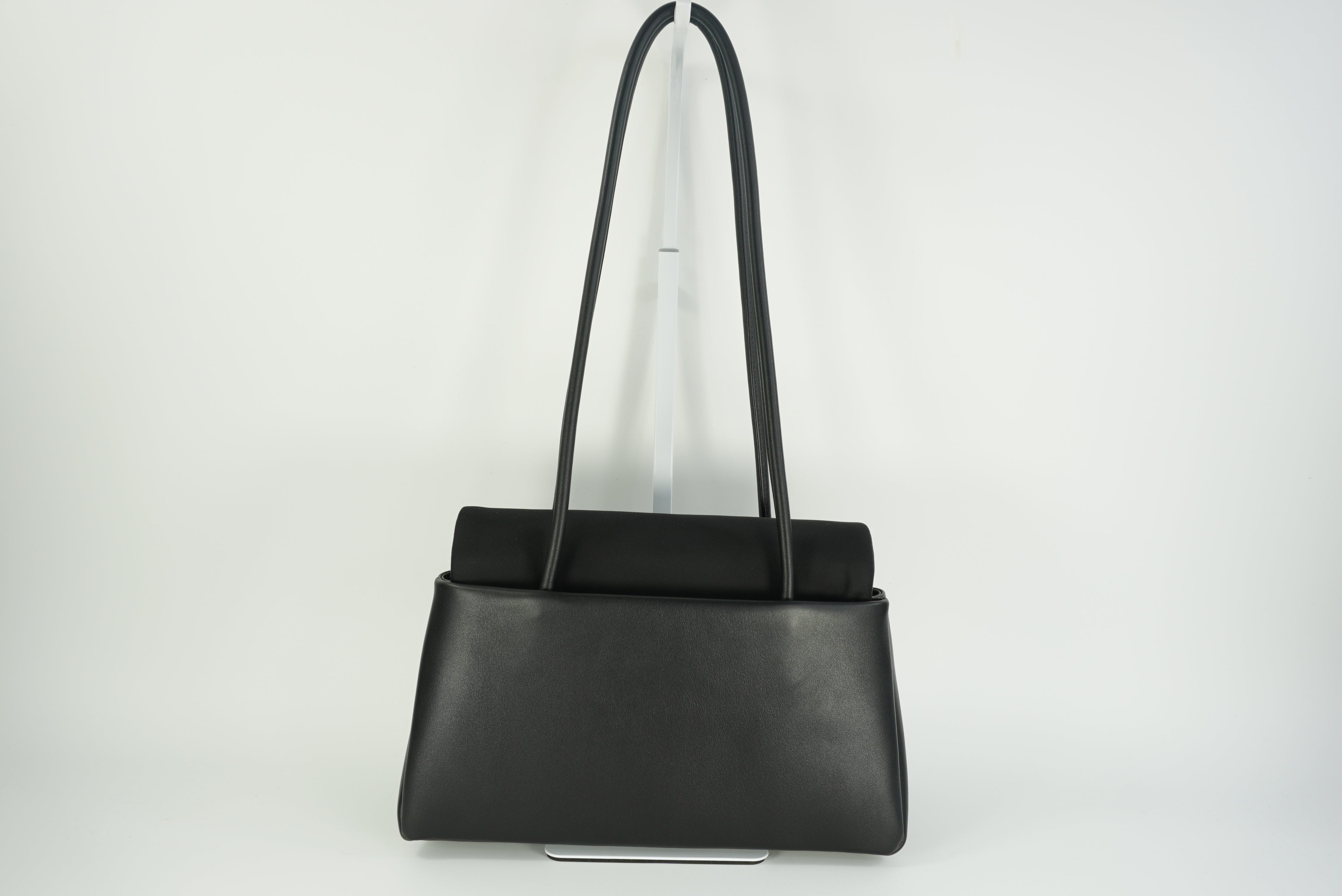 Prada Passage medium leather bag with Re-Nylon flap