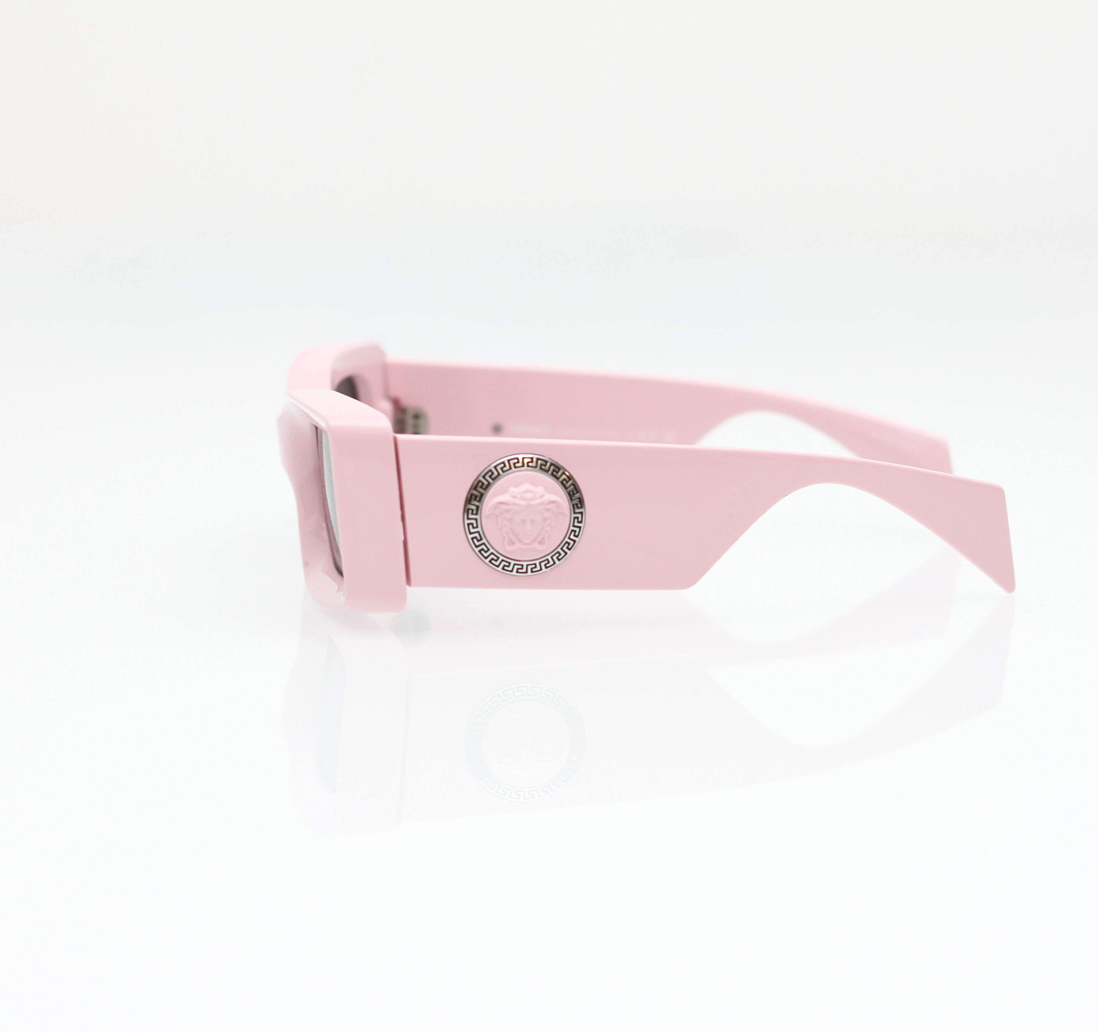 Medusa-plaque rectangular Frame sunglasses